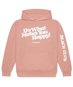 Happy Hoodie Pastel Orange