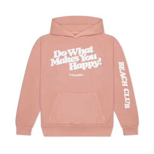 Happy Hoodie Pastel Orange