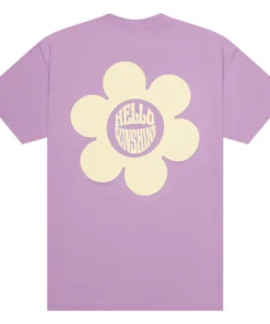 Hello Sunshine Tee purple