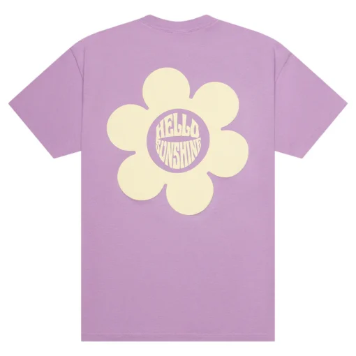 Hello Sunshine Tee purple