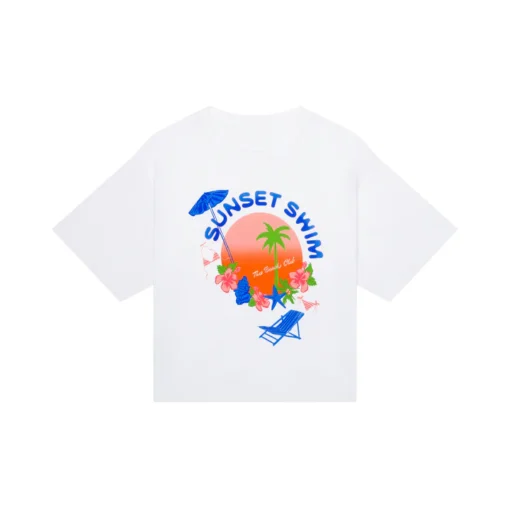 Sunset Swim Boxy Tee