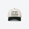 Caviar Cowboy Cap (Beige & Black)