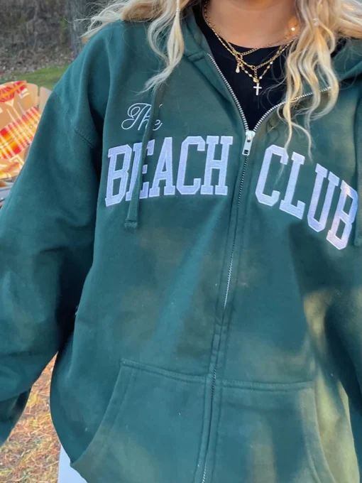 Varsity Embroidered Zip Up