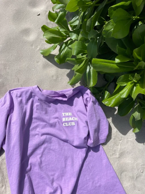 Hello Sunshine Tee purple